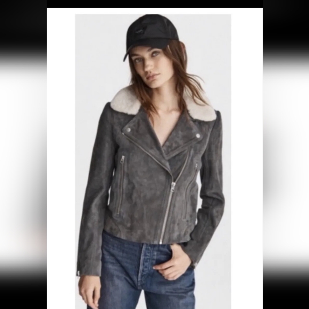 Rag and Bone Mack Suede Jacket